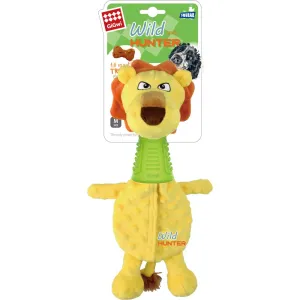 GiGwi Wild Hunter Interactive Plush Dog Toy (Lion) dog bones rawhide chew sticks dog jerky bacon bone