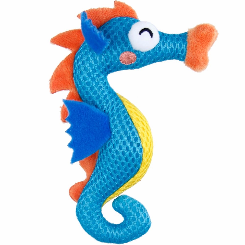 GiGwi Dental Mesh Catnip Cat Toy (Seahorse)