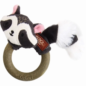 GiGwi Eco Catch & Scratch Silvervine Ring Cat Toy (Raccoon) cat treats catnip grass for cats organic cat grass cat grass seeds