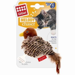 GiGwi Melody Chaser Motion Activated Cat Toy (Bird) cat leash cat bowtie cat hat cat bandana cat costume