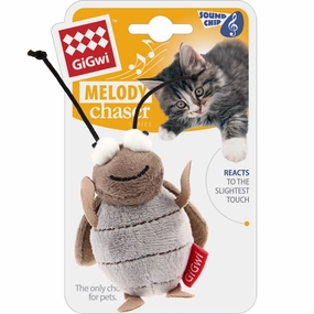 GiGwi Melody Chaser Motion Activated Cat Toy (Cricket) cat treats catnip grass for cats organic cat grass cat grass seeds