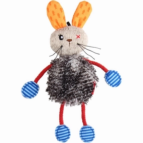 GiGwi Refillable Silvervine Plush Cat Toy (Rabbit) cat treats catnip grass for cats organic cat grass cat grass seeds