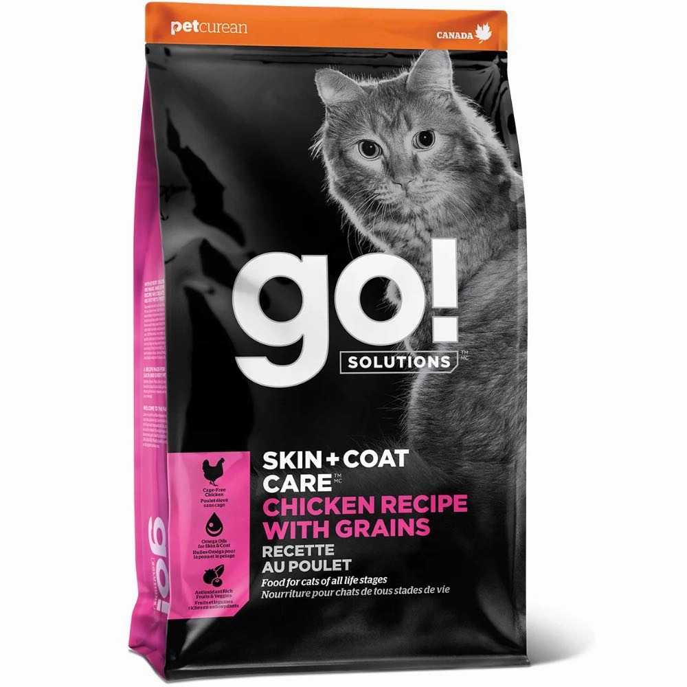 Go! Solutions Skin   Coat Care Chicken Recipe Dry Cat Food 3lb kitten food wet kitten food kitten milk kitten treats grain free kitten food