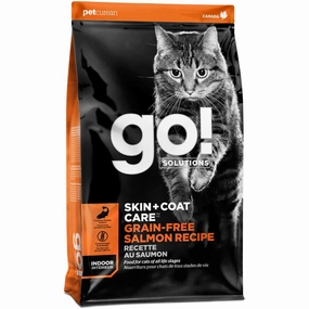 Go! Solutions Skin   Coat Care Salmon Recipe Dry Cat Food 3lb kitten food wet kitten food kitten milk kitten treats grain free kitten food