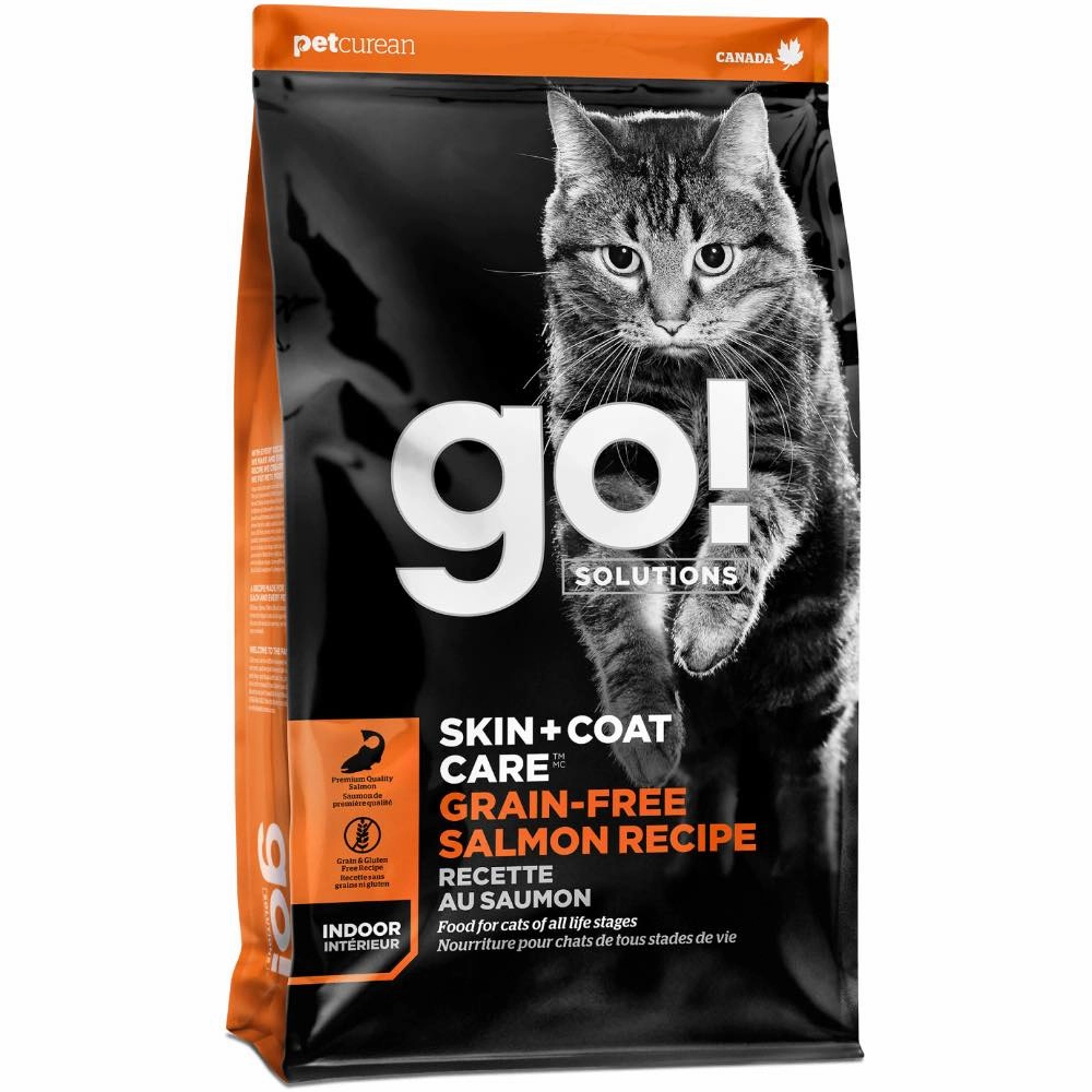 Go! Solutions Skin   Coat Care Salmon Recipe Dry Cat Food 3lb kitten food wet kitten food kitten milk kitten treats grain free kitten food