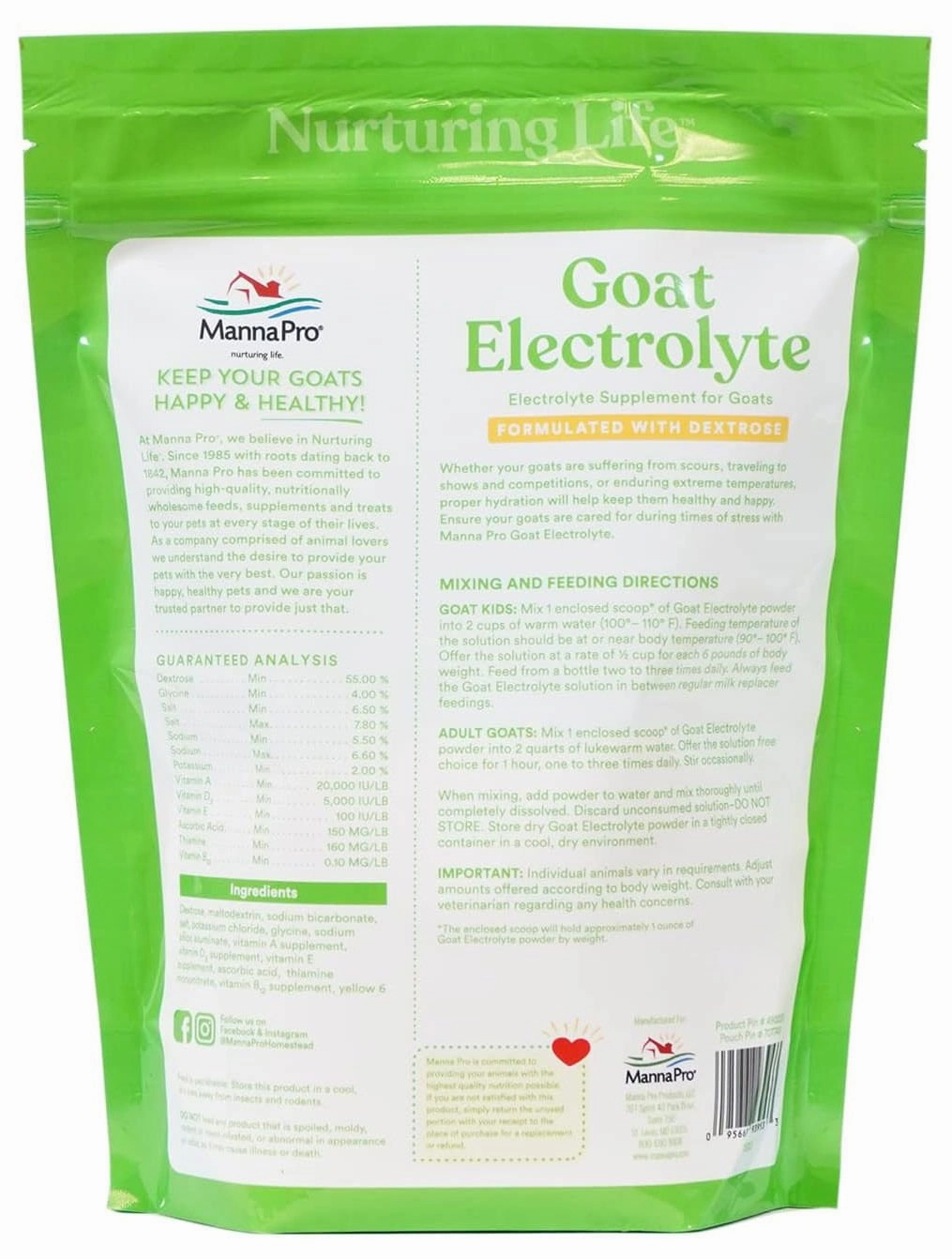 Goat Electrolyte, 16 oz