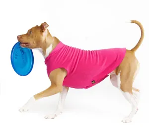 Gold Paw Stretch Fleece - Fuchsia dog accessories dog collar dog leash dog bowtie dog backpack