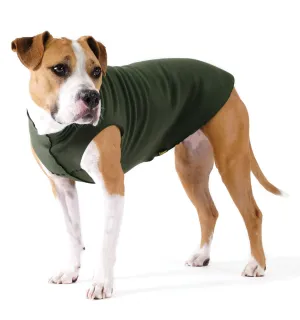 Gold Paw Stretch Fleece - Hunter Green dog accessories dog collar dog leash dog bowtie dog backpack