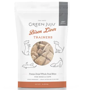 Green Juju Freeze-Dried Whole Food Bites Trainers - Bison Liver goat vitamins sheep health poultry medicine livestock supplement animal wellness