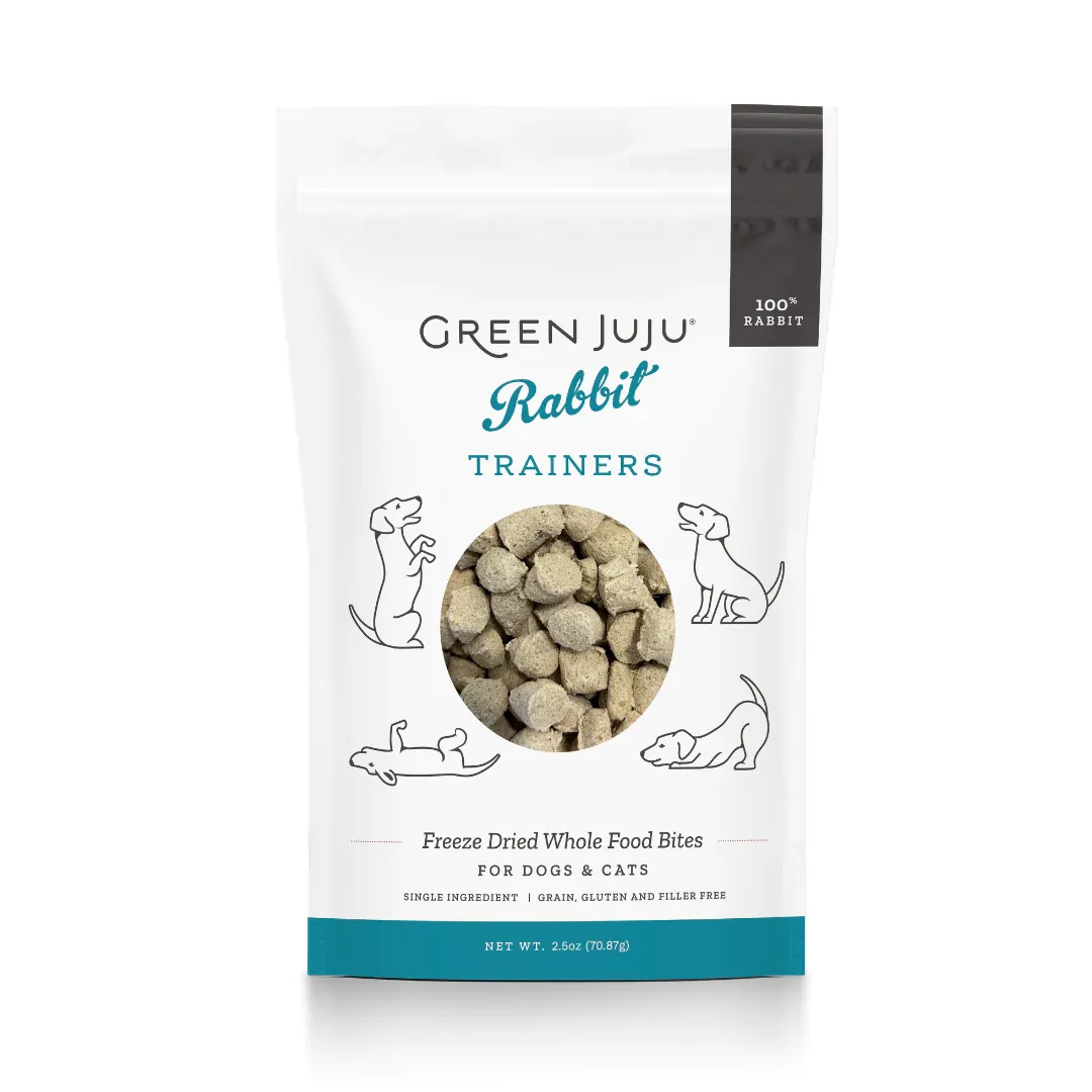 Green Juju Freeze-Dried Whole Food Bites Trainers - Rabbit goat vitamins sheep health poultry medicine livestock supplement animal wellness