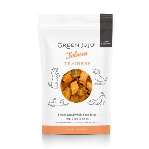 Green Juju Freeze-Dried Whole Food Bites Trainers - Salmon goat vitamins sheep health poultry medicine livestock supplement animal wellness