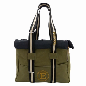 Green Bag And Black Dog Carrier dog bowtie leather collar dog charm dog party wear dog scarf set