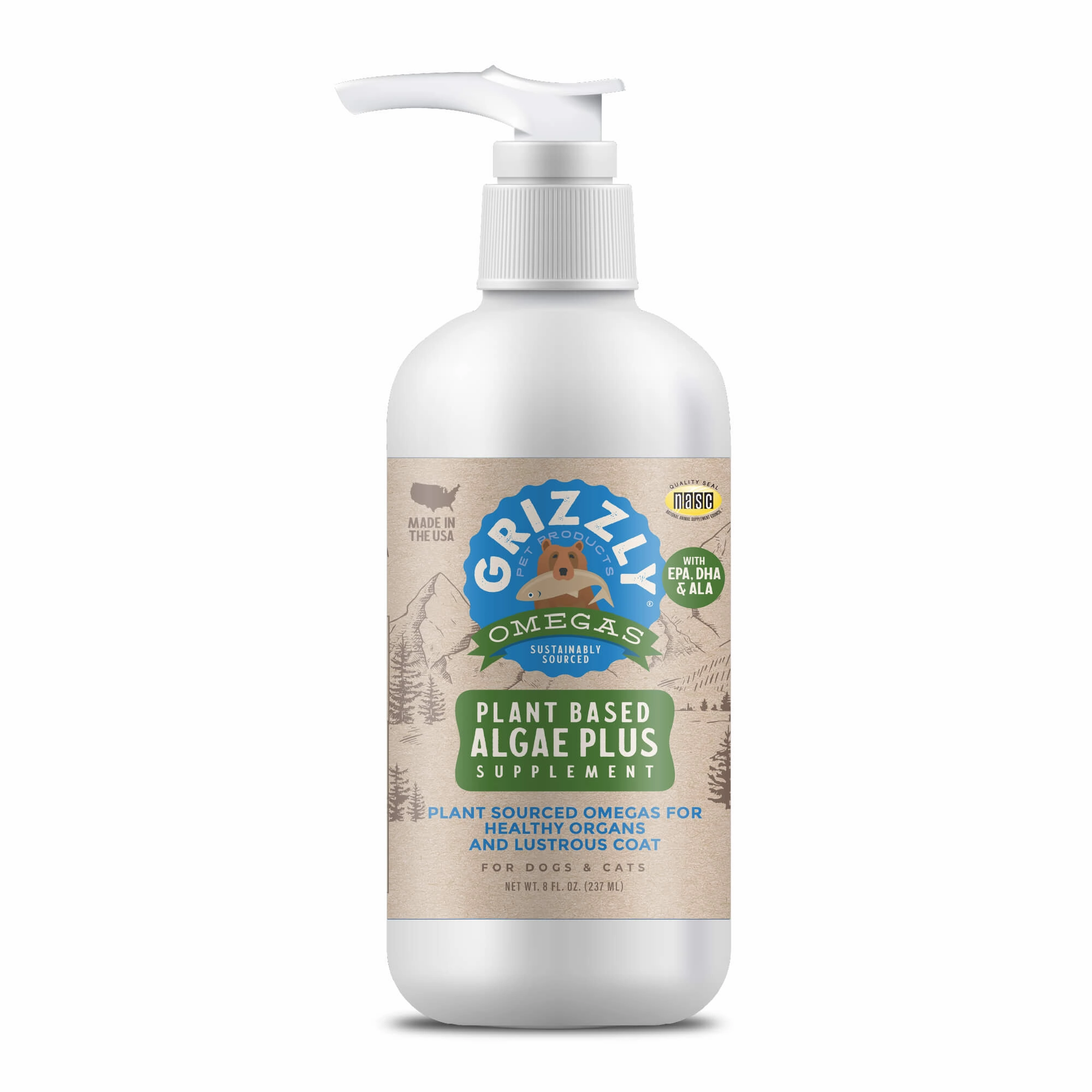 Grizzly Algal Plus Omega 3-6-9 Food Supplement for Dogs and Cats cat scratchers cat towers cat window perch cat heating pad cat calming spray