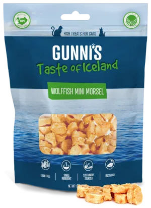 Gunni's Cat Treats Wolffish Mini Morsels 1.5oz bag cat toys interactive cat toys cat teaser wand cat balls cat laser pointer