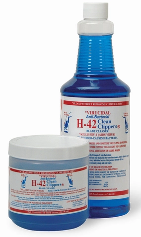 H-42 Clean Clippers Anti-Bacterial Blade Cleaner cat grooming cat shampoo cat conditioner cat comb cat grooming glove