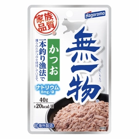 Hagoromo Muichimotsu Pole & Line Katsuo Pouch Cat Food 40g x 12 (Exp Jul 25) cat snacks catnip treats healthy cat food cat reward treats low calorie cat food