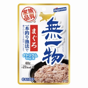 Hagoromo Muichimotsu Pole & Line Maguro Pouch Cat Food 40g x 12 (Exp Jul 25) cat snacks catnip treats healthy cat food cat reward treats low calorie cat food