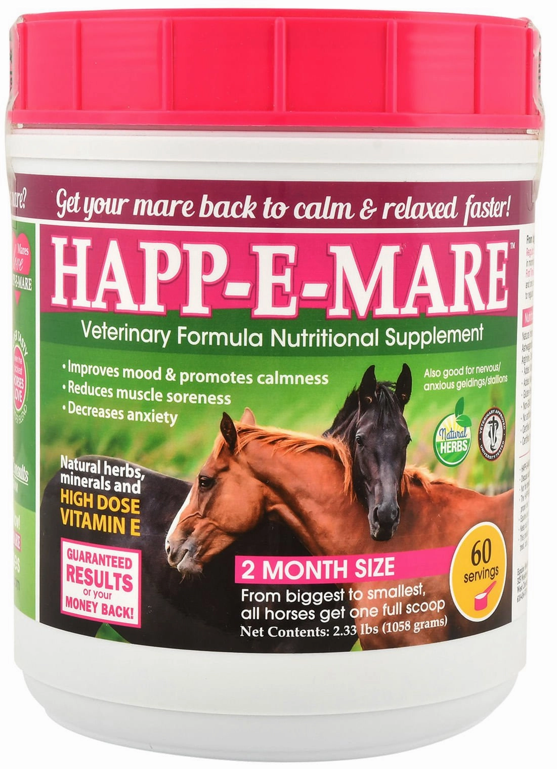HAPP-E-MARE Nutritional Horse Supplement for Mares poultry remedies poultry supplement goat vitamins sheep probiotics animal health boost