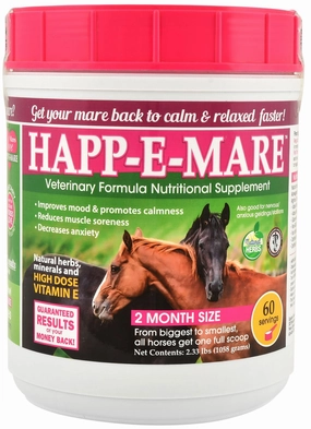 HAPP-E-MARE Nutritional Horse Supplement for Mares poultry remedies poultry supplement goat vitamins sheep probiotics animal health boost