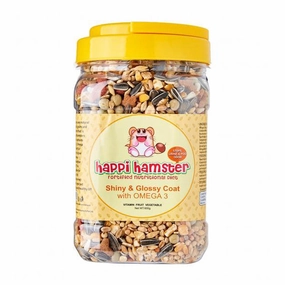 Happi Hamster Shiny & Glossy Coat 600g kitten health kit kitten booster vitamins kid cat immune kitten digestion kitten omega 3