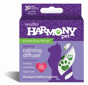 Harmony Pet Calming Home Diffuser for Cats & Refills cat climbing tree cat hammock cat steps cat grooming kit cat safety gate