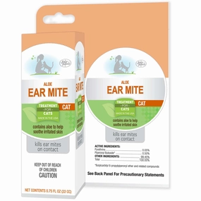 Healthy Promise Aloe Ear Mite Treatment For Cats, 0.75 oz plush dog toys fluffy dog toy dog cuddle toy dog toy set stuffed toy for dogs