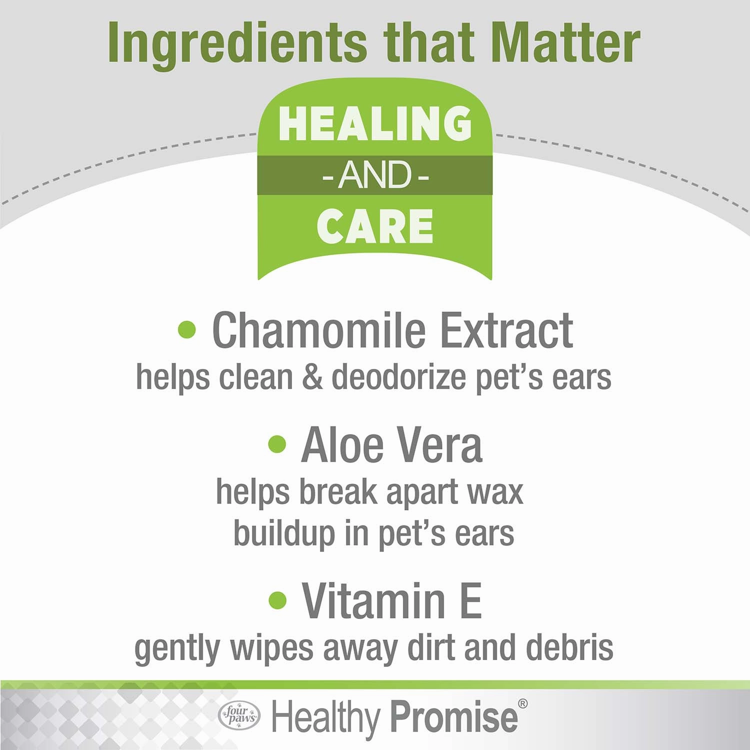 Healthy Promise Cat & Dog Ear Wipes, 35 ct