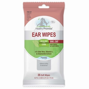 Healthy Promise Cat & Dog Ear Wipes, 35 ct cat scratchers cat towers cat window perch cat heating pad cat calming spray