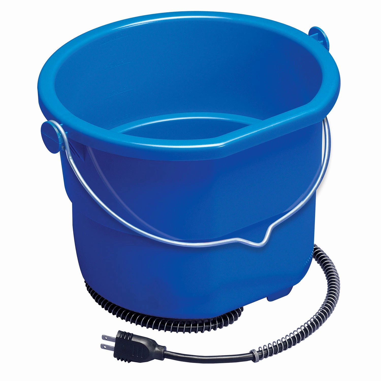 Heated Flat Back Bucket with Built-in Thermostat chicken supplies backyard chicken coop accessories poultry food chicken vitamins
