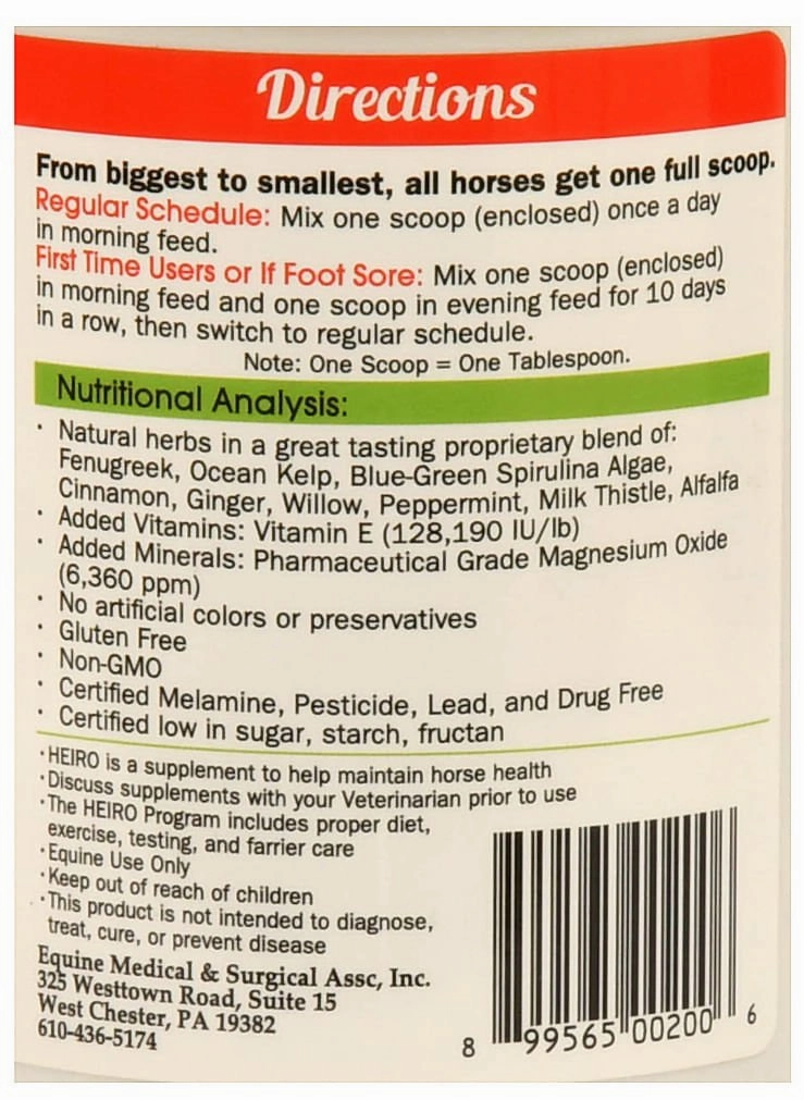 HEIRO Equine Insulin Resistance Supplement