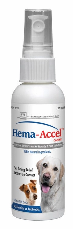 Hema-Accel Canine All Natural Wound Care Spray, 4 oz cat scratchers cat towers cat window perch cat heating pad cat calming spray