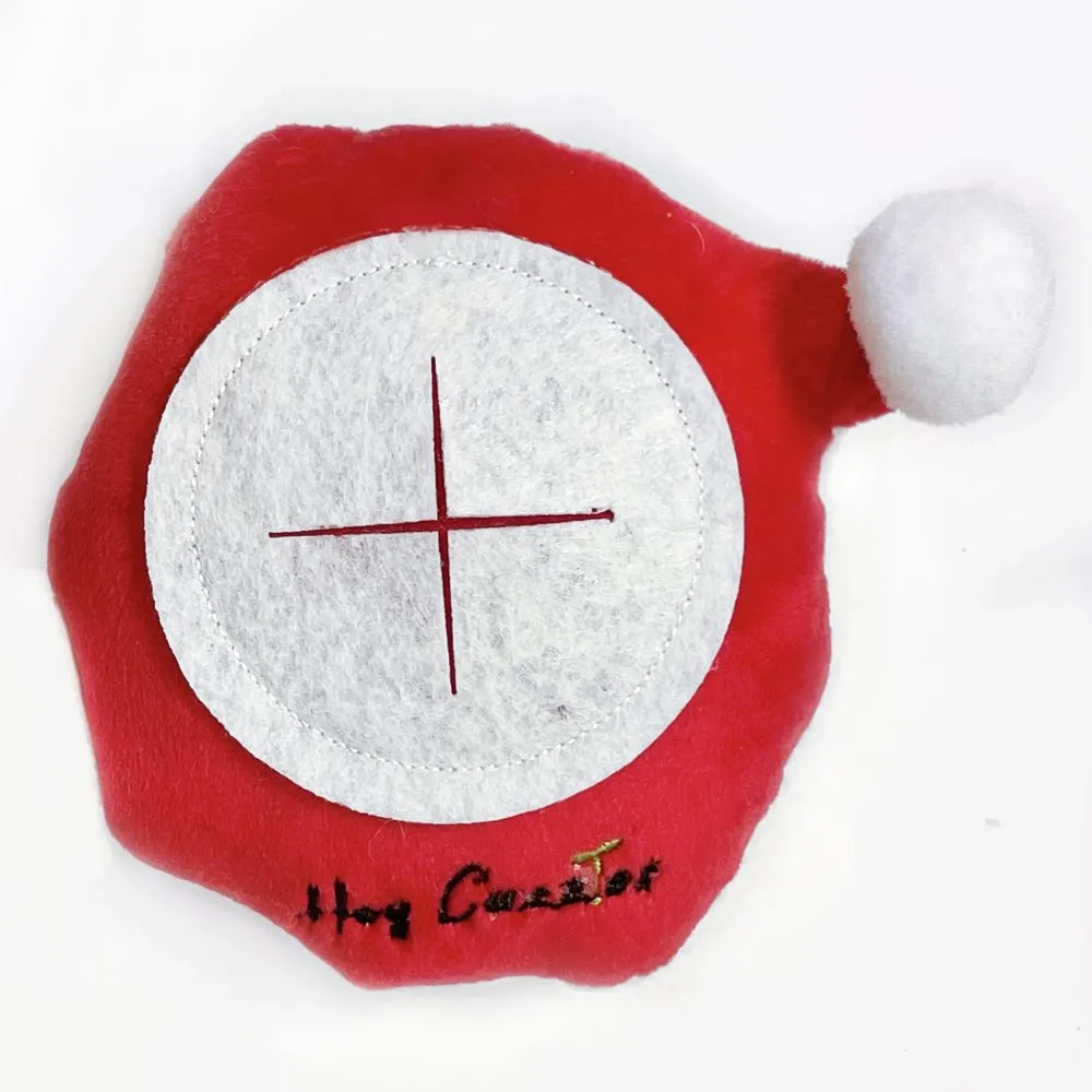Hey Cuzzies Mini Frenz Santa Dog Toy