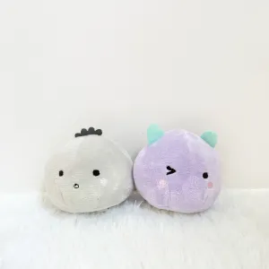 Hey Cuzzies Mochi Monsters Grey & Purpur Dog Toy dog puzzle toy dog slow feeder dog treat ball dog brain toy dog feeder toy