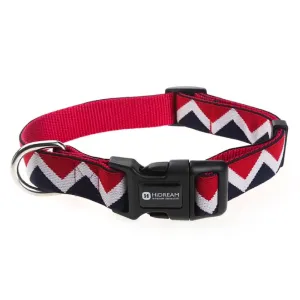 HiDREAM Rainbow Adjustable Dog Collar (Red) puppy food dog jerky treats dog dental treats dog chicken strips organic dog food
