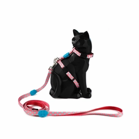 HiDREAM Profusion Cat H-Harness & Leash Set (Bobby) cat accessories cat collar cat harness cat backpack cat ID tag