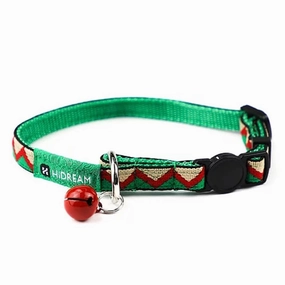 HiDREAM Rainbow Adjustable Cat Collar (Green) cat leash cat bowtie cat hat cat bandana cat costume