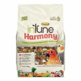 Higgins Intune Harmony Conure & Cockatiel 2lb bird cage parrot food bird toys bird perch bird treats