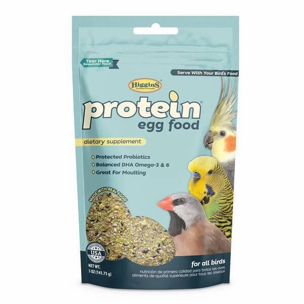 Higgins Protein Egg Food 5oz bird cage parrot food bird toys bird perch bird treats