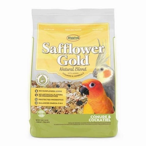 Higgins Safflower Gold Conure & Cockatiel 3lb bird cage parrot food bird toys bird perch bird treats