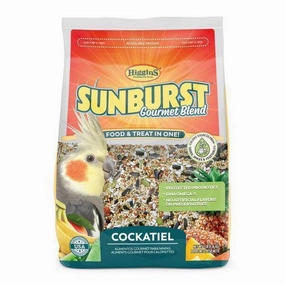 Higgins Sunburst Gourmet Blend Cockatiel 3lb bird cage parrot food bird toys bird perch bird treats