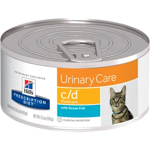 Hills Prescription Diet C/D Multicare Ocean Fish Wet Cat Food cat supplies cat house cat tree cat feeder cat collar