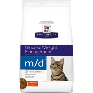 Hills Prescription Diet M/D Chicken Dry Cat Food cat treats toys for cats cat hair remover cat cleaning supplies cat food bowl