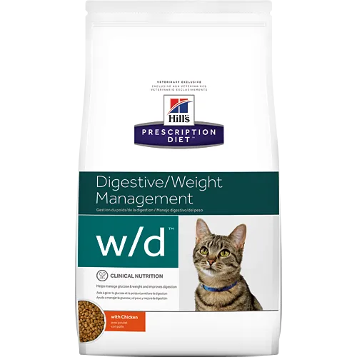 Hills Prescription Diet W/D Chicken Dry Cat Food cat treats toys for cats cat hair remover cat cleaning supplies cat food bowl