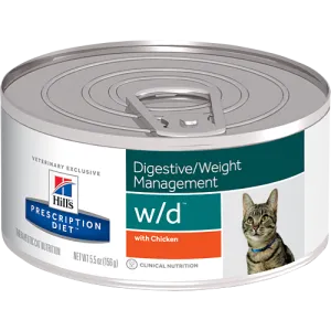 Hills Prescription Diet W/D Chicken Wet Cat Food cat supplies cat house cat tree cat feeder cat collar