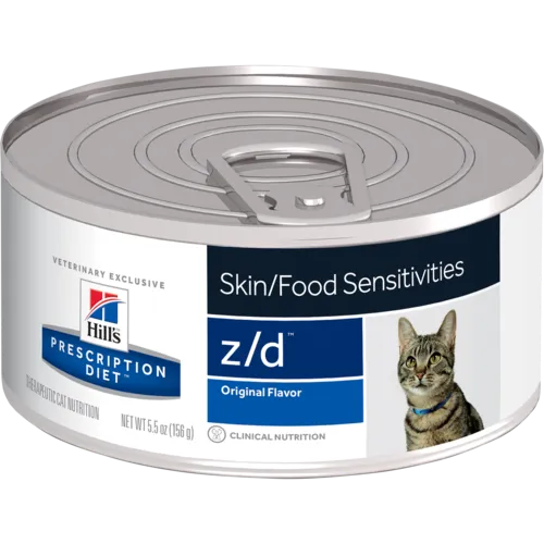 Hill's Prescription Diet z/d Feline Wet Cat Food cat treats toys for cats cat hair remover cat cleaning supplies cat food bowl