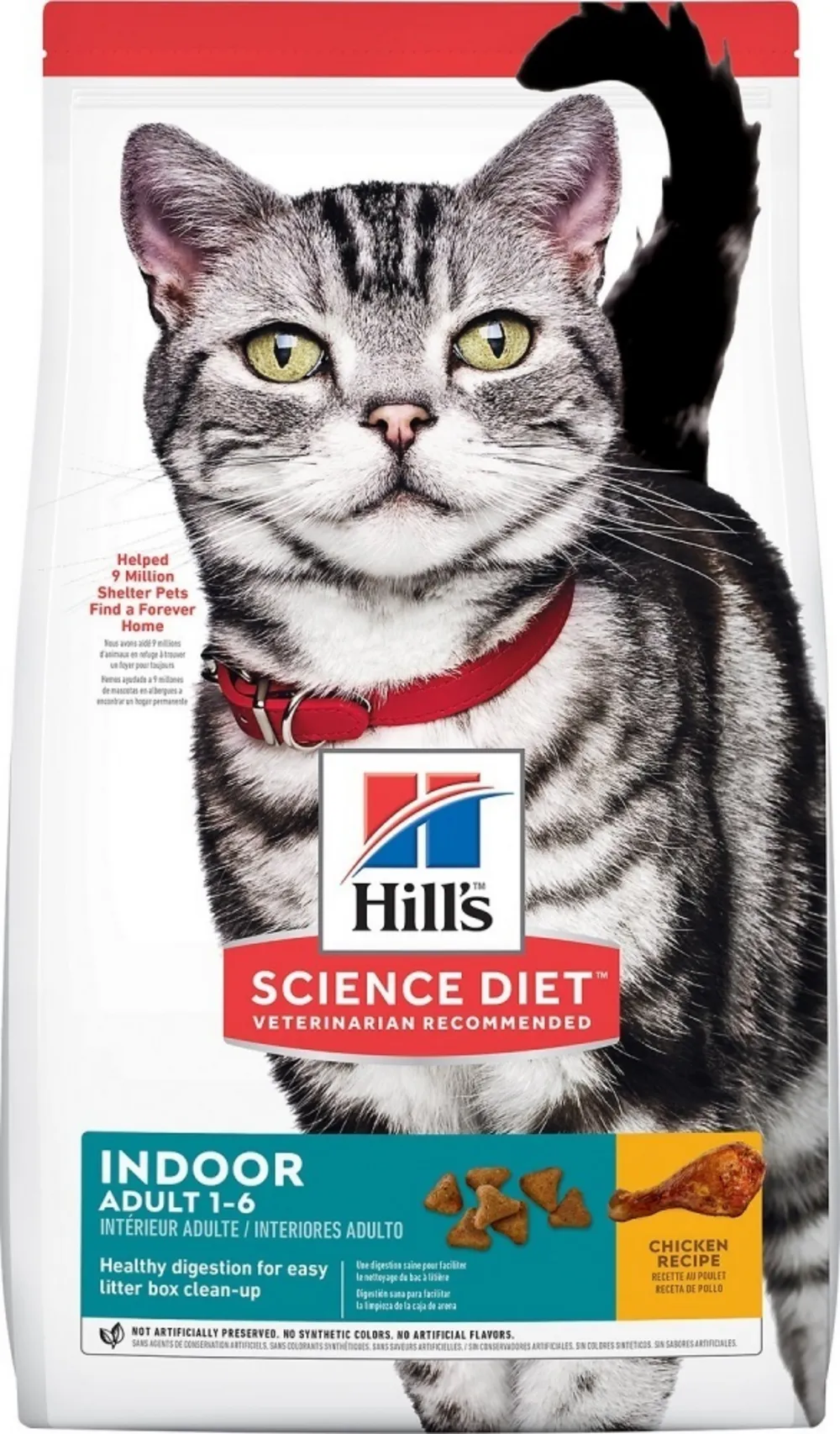 Hill's Science Diet Adult Indoor Chicken Recipe Dry Cat Food freeze dried dog food raw food for dogs dog freeze meal high protein dog food grain free freeze dog food