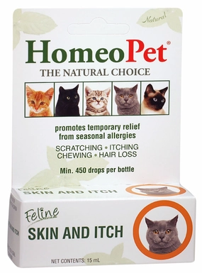 HomeoPet Feline Skin and Itch, 15 mL plush dog toys fluffy dog toy dog cuddle toy dog toy set stuffed toy for dogs