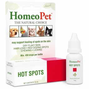 HomeoPet Hot Spots, 15 mL cat beds cat scratching post cat shampoo cat tunnel cat brush