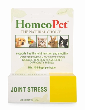 HomeoPet Joint Stress Pet Joint Supplement, 15 mL plush dog toys fluffy dog toy dog cuddle toy dog toy set stuffed toy for dogs