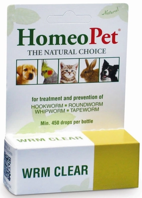 HomeoPet Wrm Clear, 15 mL plush dog toys fluffy dog toy dog cuddle toy dog toy set stuffed toy for dogs